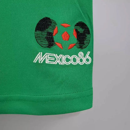 Camisa retrô da seleção do México para a Copa do Mundo de 1986