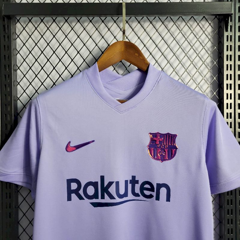 Camisa retrô alternativa do Barcelona 2021/22