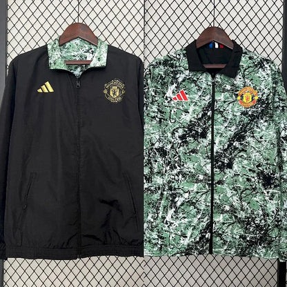 Manchester United 2024-25 Jaqueta corta-vento dupla face
