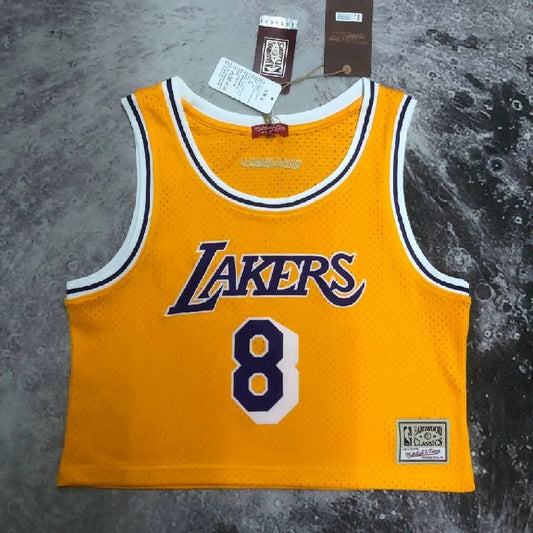 Women’s M&N Kobe Bryant Yellow Retro Jersey