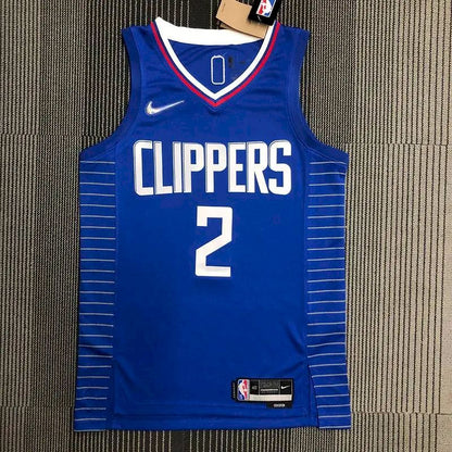 Camisa azul masculina do time Kawhi Leonard – Edição de 75º aniversário