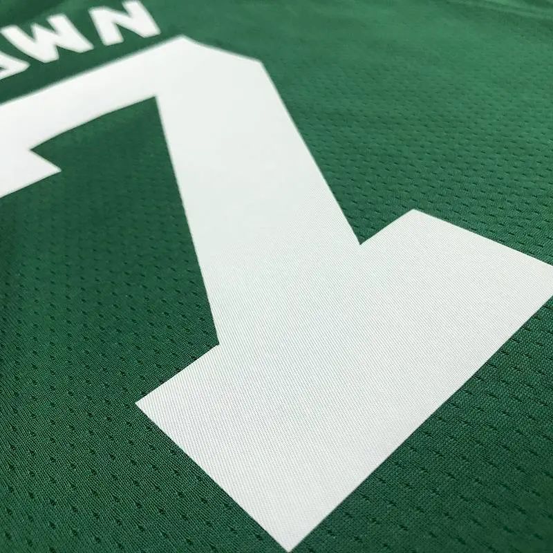 Men’s Jaylen Brown Green Team Jersey – 75th Anniversary Edition