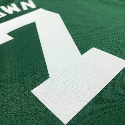 Men’s Jaylen Brown Green Team Jersey – 75th Anniversary Edition