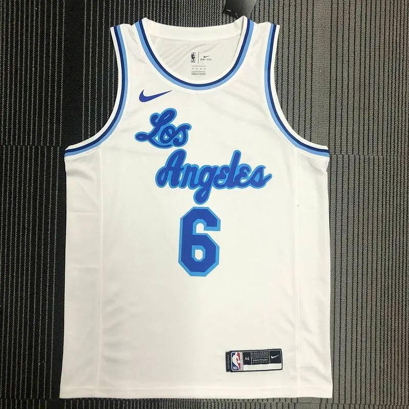 Camisa LeBron James Royal Retro Classics 2020-21 Swingman Player Version Masculina – Edição Clássica