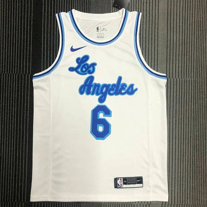 Camisa LeBron James Royal Retro Classics 2020-21 Swingman Player Version Masculina – Edição Clássica