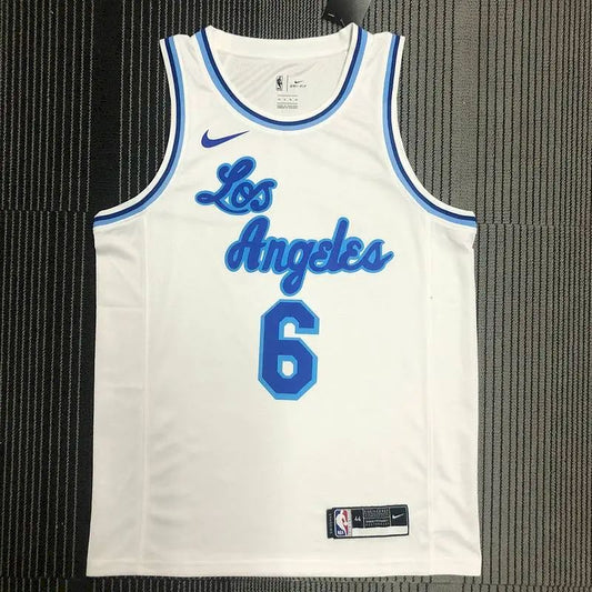 Camisa LeBron James Royal Retro Classics 2020-21 Swingman Player Version Masculina – Edição Clássica