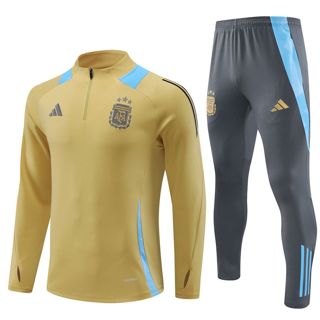 Suéter adulto Argentina 2024/25 com zíper e calça 14001