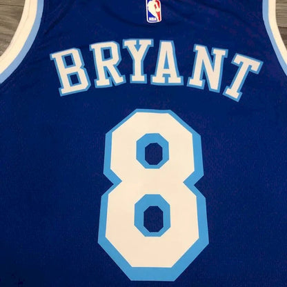 Camisa masculina Kobe Bryant azul versão jogador – Retro Classic Joint Edition