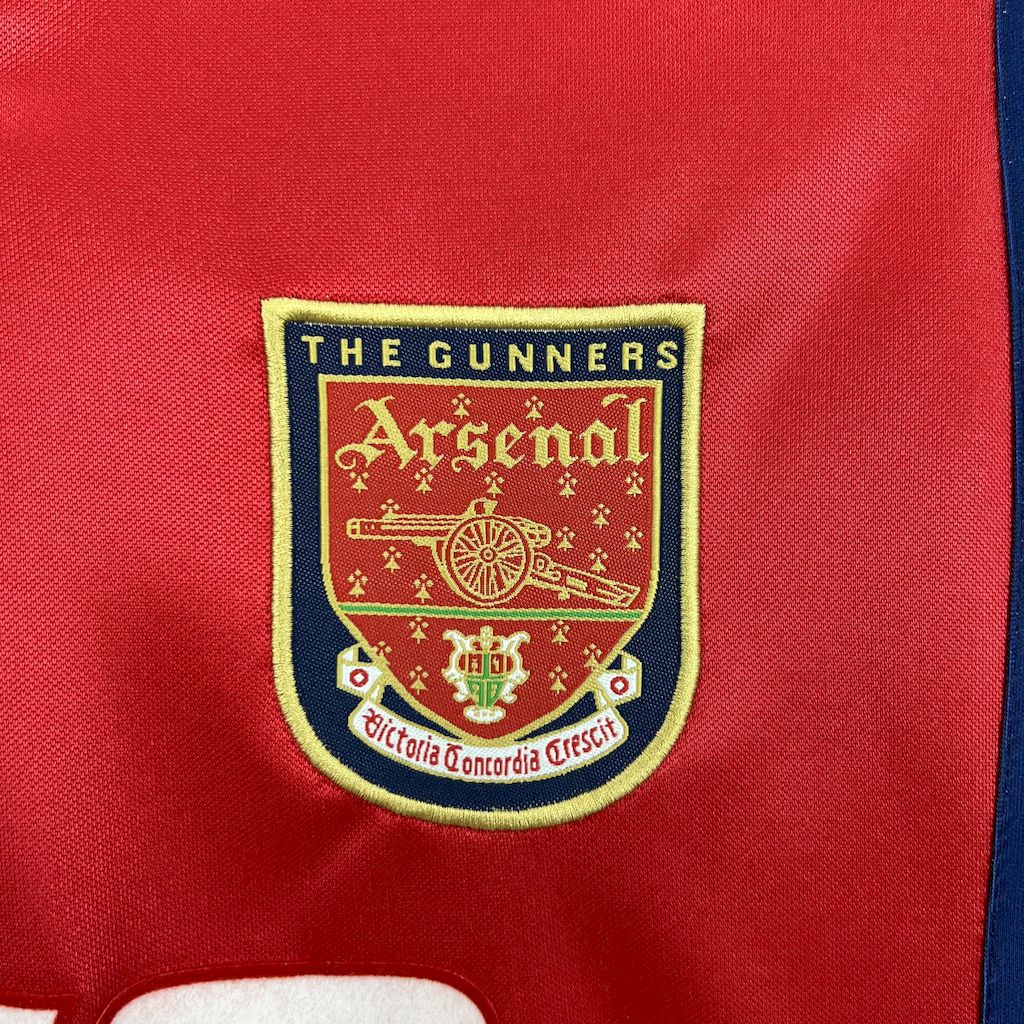 Camisa retrô de mangas compridas do Arsenal 1999/00 Home