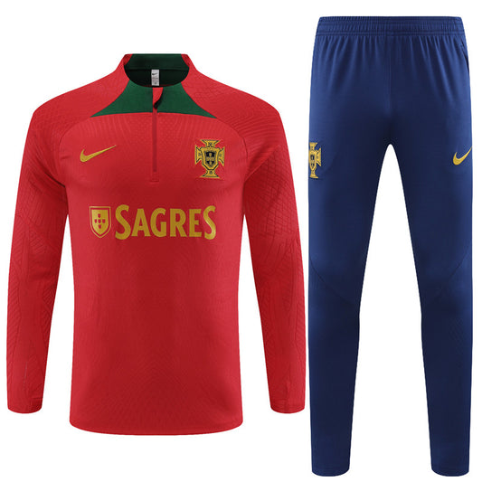 Portugal 2024/25 Half-Zip Adult Sweater+Pant 14001