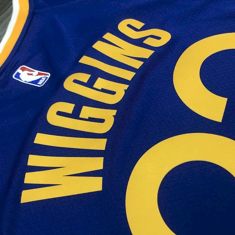 Camisa Andrew Wiggins Azul Masculina Versão Jogador – Edição Ícone