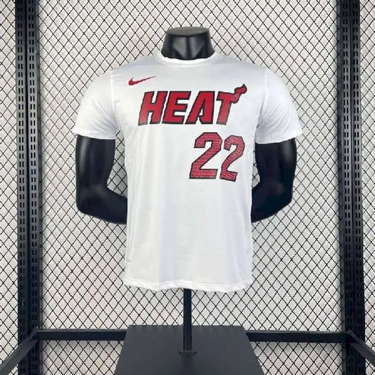 Camiseta masculina Jimmy Butler branca do time