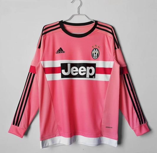 Juventus 2015/16 Away Long Sleeves Retro Jersey
