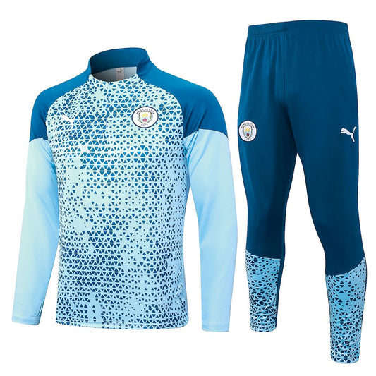 Suéter e calça Manchester City 2023/24 com zíper e meio zíper 815
