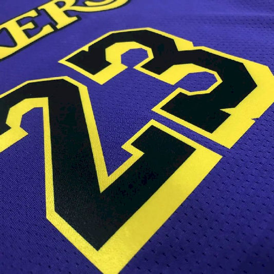 Men’s LeBron James Purple Team Jersey – Statement Edition