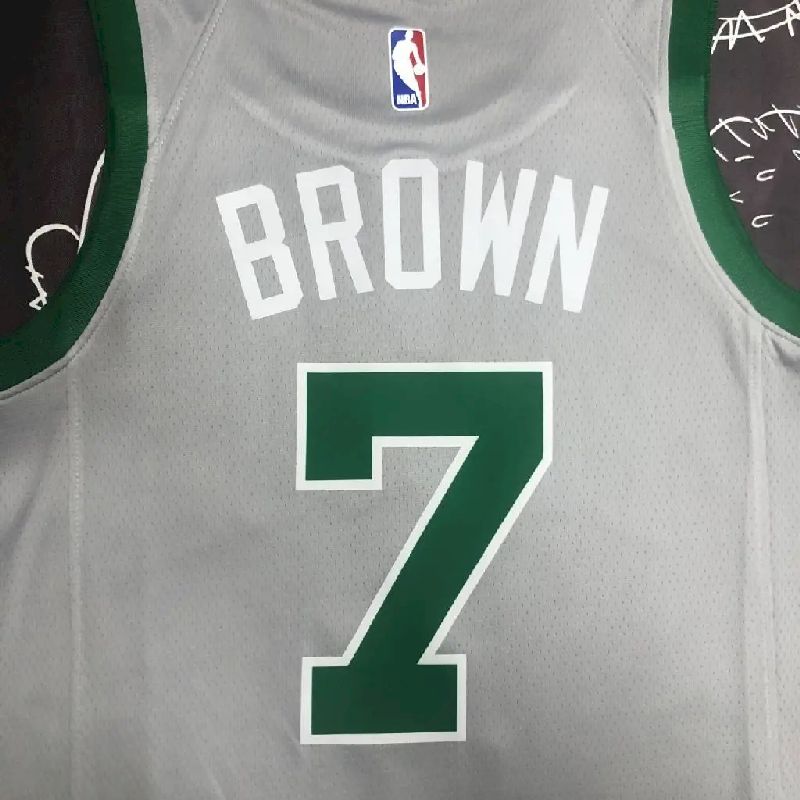 Camisa Masculina Jaylen Brown Cinza