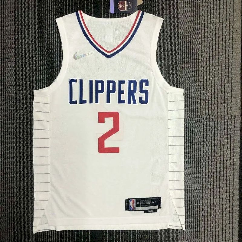 Men’s Kawhi Leonard White Team Jersey – Authentic Edition
