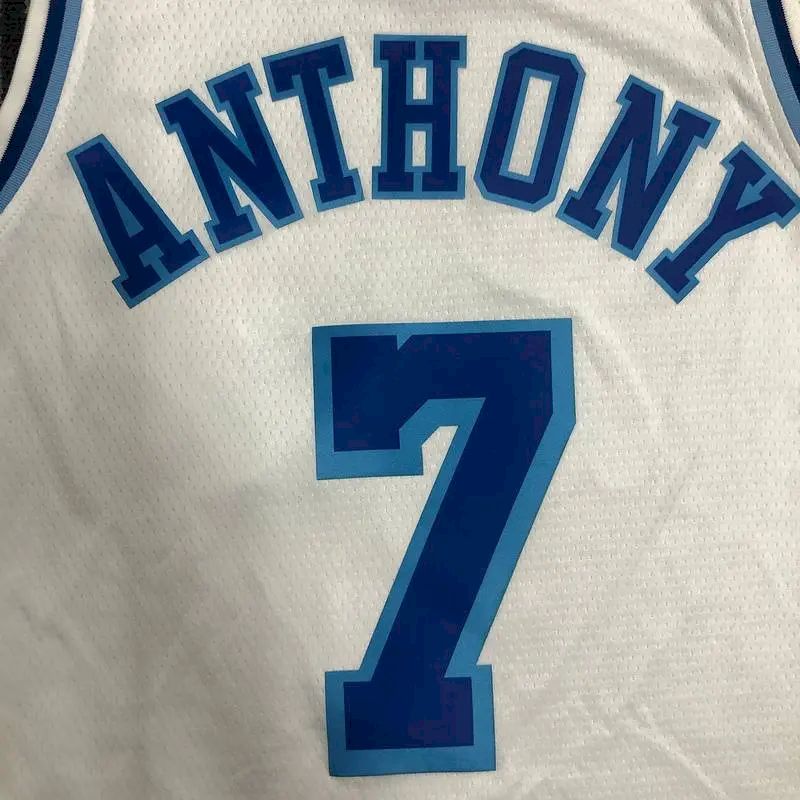 Camisa Carmelo Anthony Royal Retro Classics 2020-21 Swingman Player Version Masculina – Edição Clássica