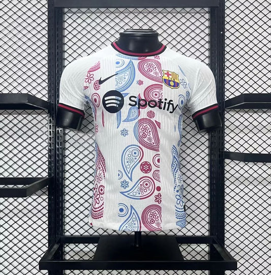 Camisa Barcelona Edição Especial Branca 2024/25 Versão Jogador