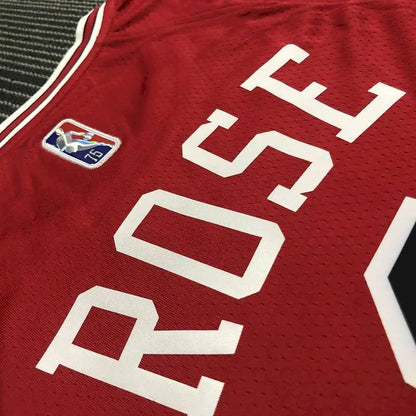 Camisa Derrick Rose Vermelha Masculina – Edição de 75º Aniversário