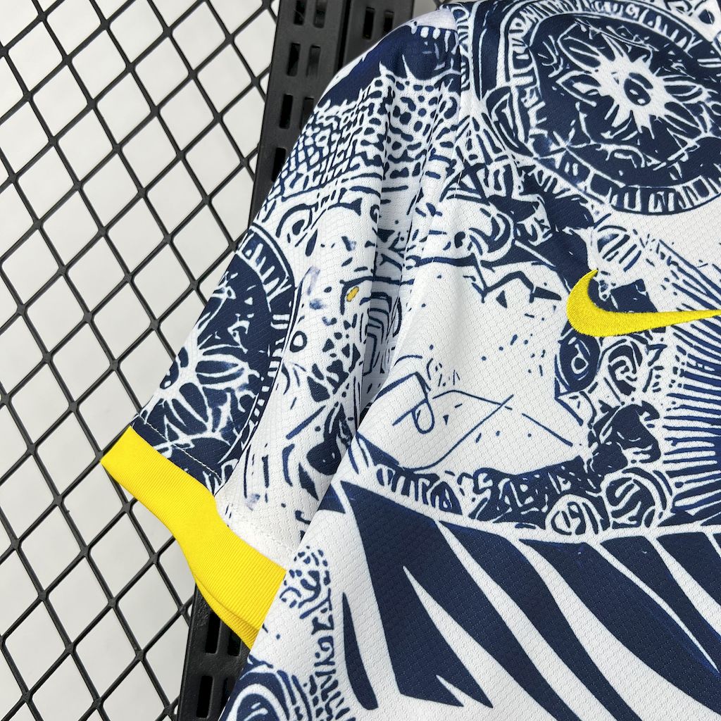 Brazil 2025/26 Blue And White Jersey