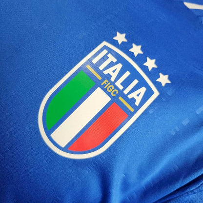 Camisa Itália Euro 2024/25 Home Manga Longa Versão Jogador