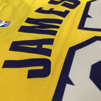 Camisa LeBron James Yellow City Edition Masculina Versão Jogador