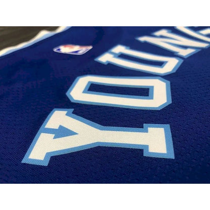 Camisa Nick Young Azul Masculina Versão Jogador – Edição Clássica Retro