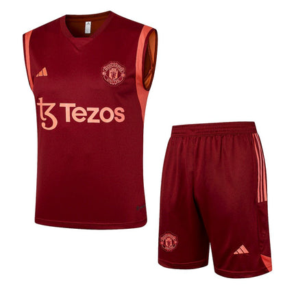 Camiseta regata e short adulto Manchester United 2023/24 815