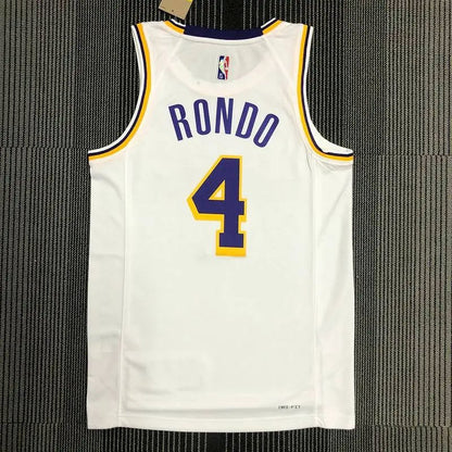 Men’s Rajon Rondo White Team Jersey – 75th Anniversary Edition