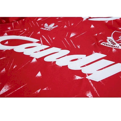 Camisa retrô de mangas compridas do Liverpool 1989/91 Home