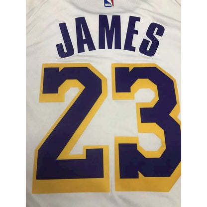 Camisa LeBron James White versão jogador masculina