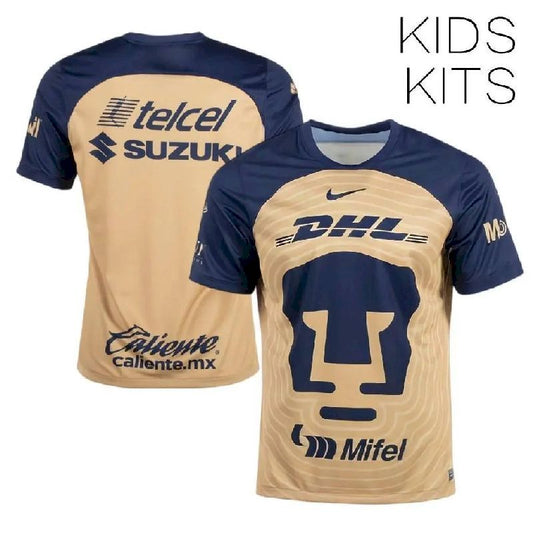 Pumas 2022/23 Away Kids Kit