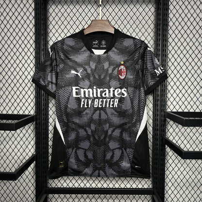 Ac Milan 2024/25 Goalkeeper Jersey Black