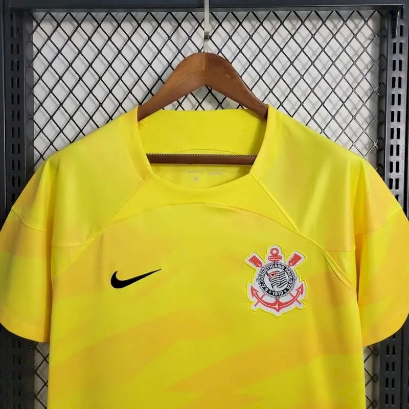 Men's Corinthians 2023/24 Goalkeeper Yellow Boutique Jersey