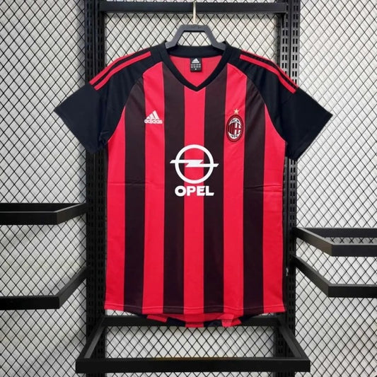 Camisa retrô do AC Milan 2003/04