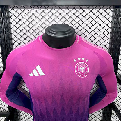 Men's Germany 2024/25 Away Long Sleeve Jersey Player Versi