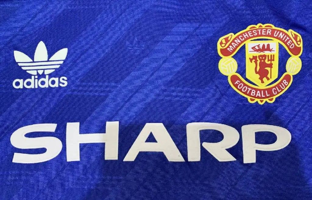 Camisa retrô de mangas compridas do Manchester United 1986/88 Third