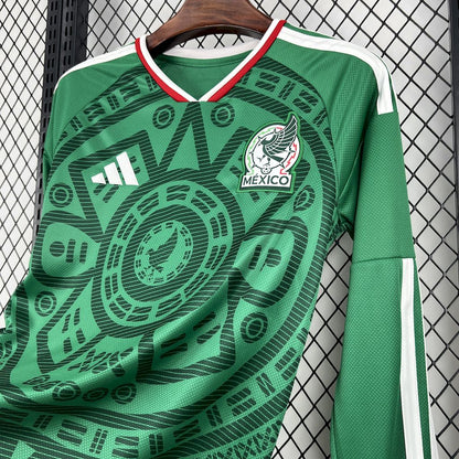 Men's Mexico 2026 World Cup Home Long Sleeve Jersey