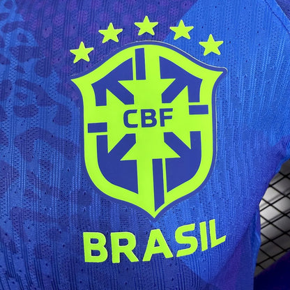 Camisa Brasil 2025/26 Away Manga Longa Versão Jogador