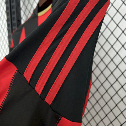 Camisa retrô de mangas compridas do AC Milan 2010/11 Home