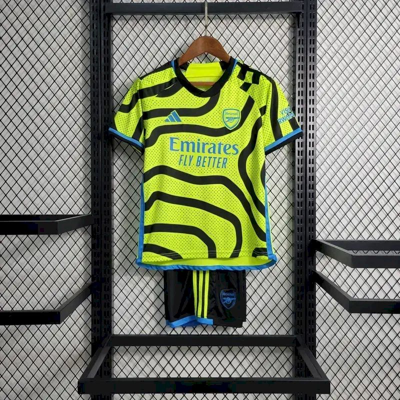 Arsenal 2023/24 Away Kids Kit