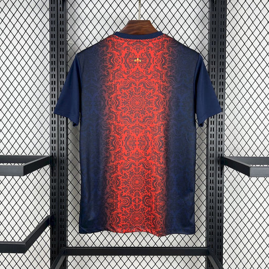 Paris Saint-Germain 2025/26 Campeones De Europa Red And Blue Jersey 2