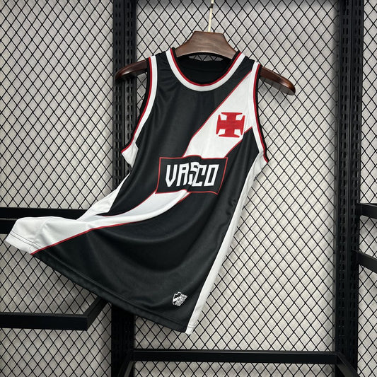 Vasco da Gama 2000 Home Retro Preto Sem Mangas