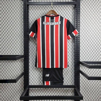 Uniforme reserva infantil do São Paulo 2024/25