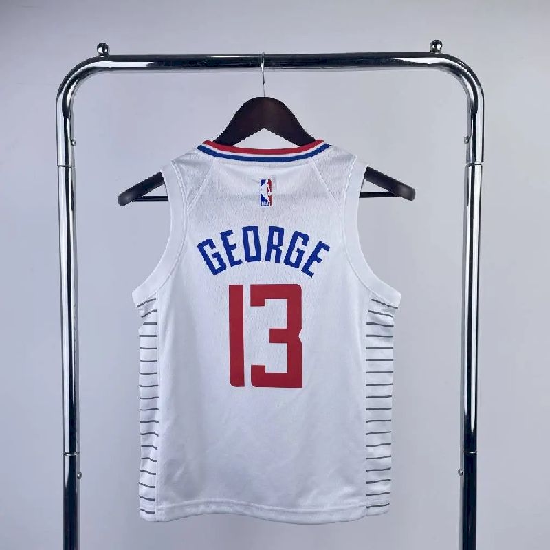 Camisa do time juvenil Paul George White