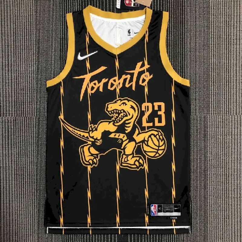 Men’s Fred VanVleet Black Team Jersey – City Edition