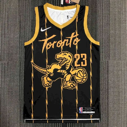 Men’s Fred VanVleet Black Team Jersey – City Edition