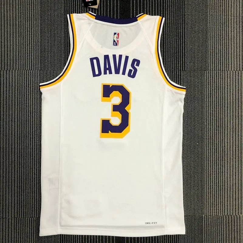 Camisa branca masculina Anthony Davis Team – Edição de 75º aniversário