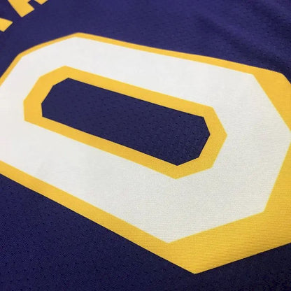 Camisa Masculina Kyle Kuzma Roxa Versão Jogador – Edição Clássica Retro